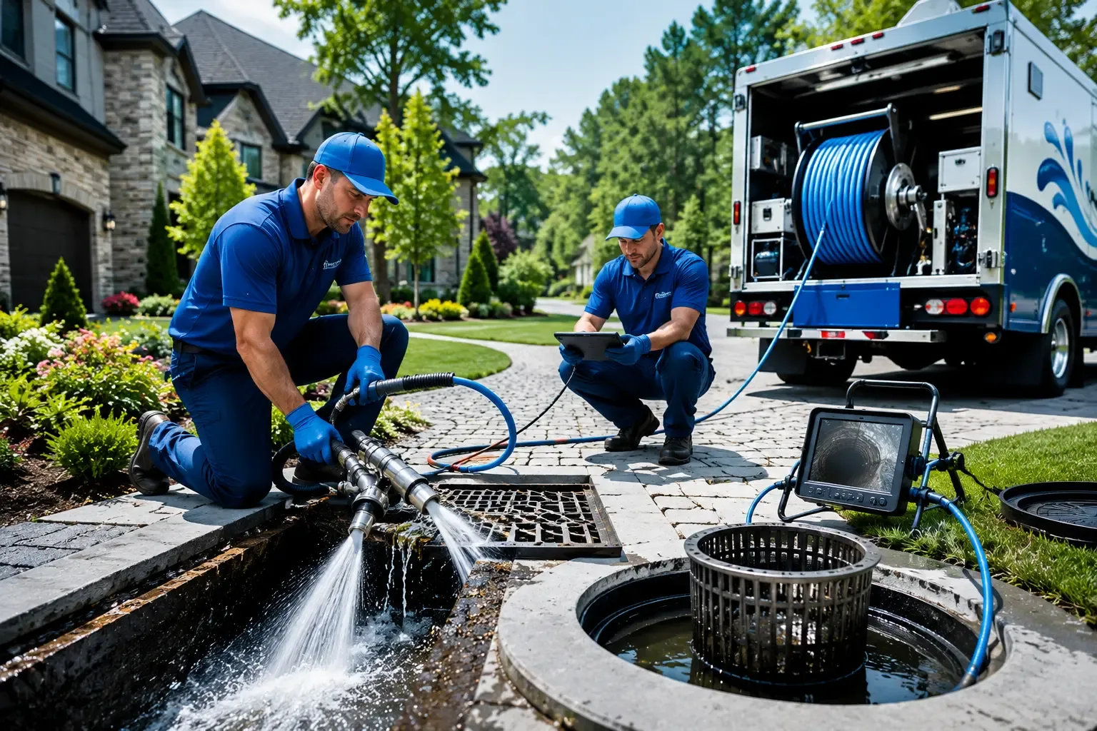 Local outdoor drain cleaning professionals in Flinton, PA