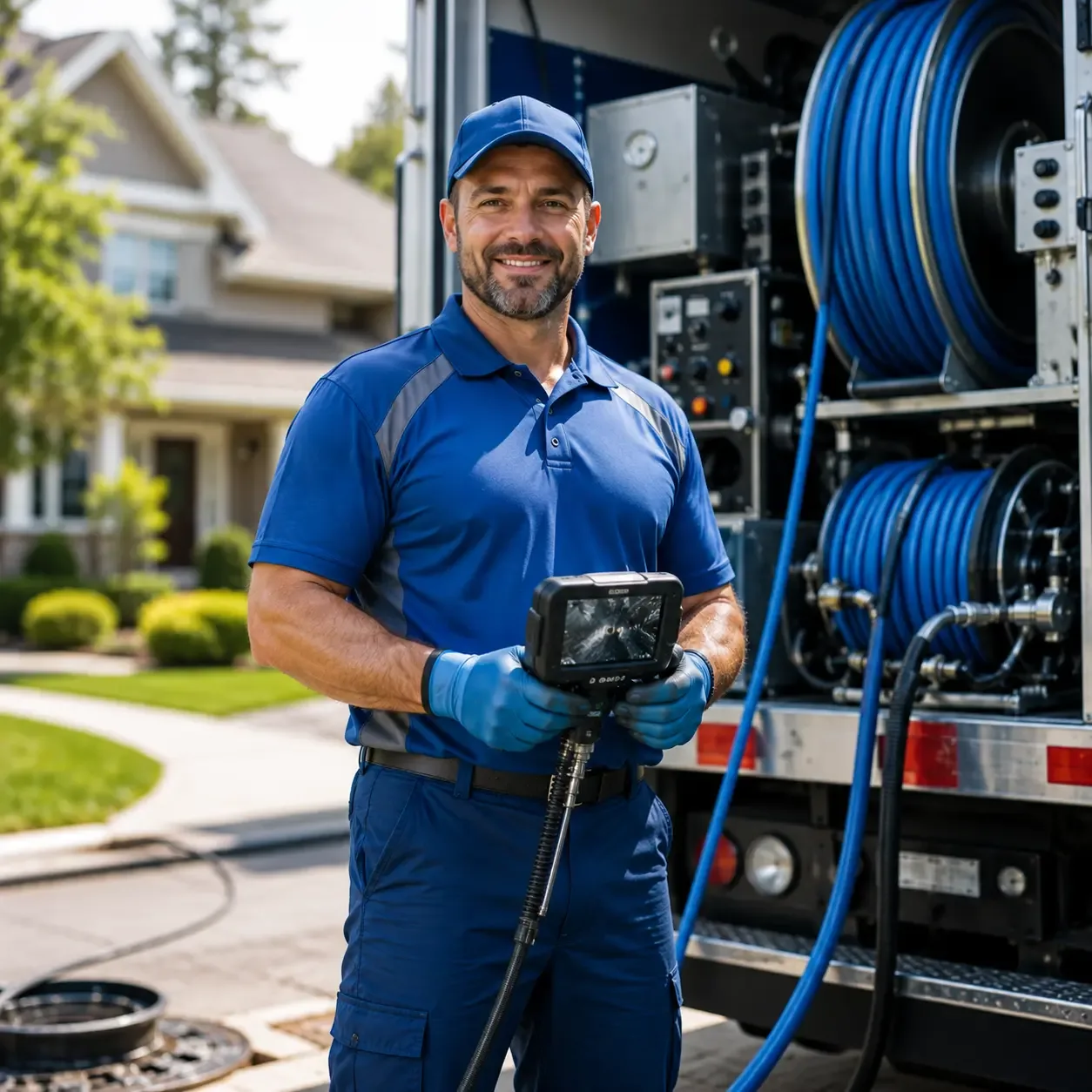 Local outdoor drain cleaning specialists in Flinton, PA